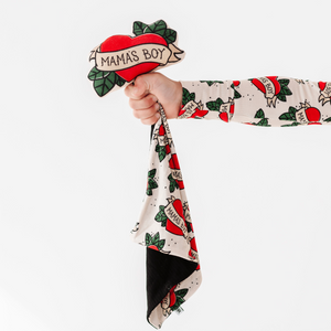 Baby Kids Bamboo Pajamas — Mama's Boy Lovey — Image 1