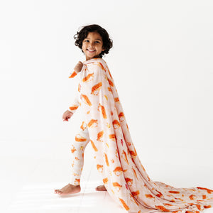 Baby Kids Bamboo Pajamas — Wanna Piece of Me Bum Bum Blanket — Image 1