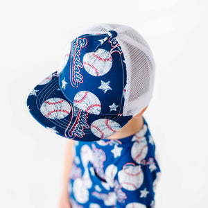 Baby Kids Bamboo Pajamas — Perfect Catch Hat — Image 1