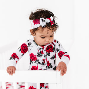 Baby Kids Bamboo Pajamas — The Final Rose Headwrap — Image 1