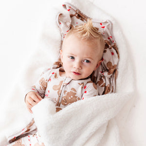 Baby Kids Bamboo Pajamas — Baking Spirits Bright Bum Bum Blanket - Plush — Image 1