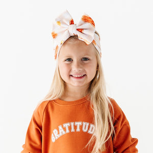 Baby Kids Bamboo Pajamas — Wanna Piece of Me Biggie Bow — Image 1