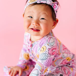 Baby Kids Bamboo Pajamas — Could've Pooled Me Headwrap — Image 1