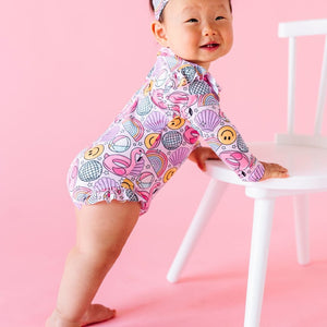Baby Kids Bamboo Pajamas — Could've Pooled Me Rash Guard One Piece Swimsuit — Image 1