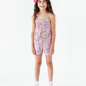 Baby Kids Bamboo Pajamas — Could've Pooled Me Girl Romper — Image 1