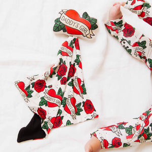 Baby Kids Bamboo Pajamas — Daddy's Girl Lovey — Image 1