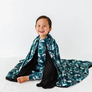 Baby Kids Bamboo Pajamas — Dem Dragons Bum Bum Blanket — Image 1