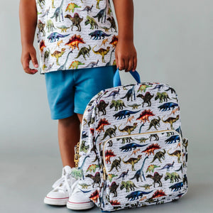 Baby Kids Bamboo Pajamas — Dinomite Backpack — Image 1