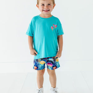 Baby Kids Bamboo Pajamas — Don't Be Jelly T-Shirt & Shorts — Image 1