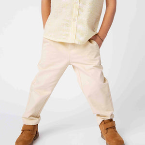 Baby Kids Bamboo Pajamas — Chino Pants — Image 6