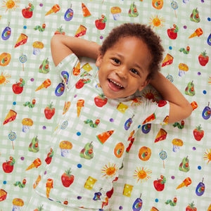 Baby Kids Bamboo Pajamas — The Very Hungry Caterpillar™ Bum Bum Blanket — Image 1