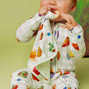 Baby Kids Bamboo Pajamas — The Very Hungry Caterpillar™ Lovey — Image 1