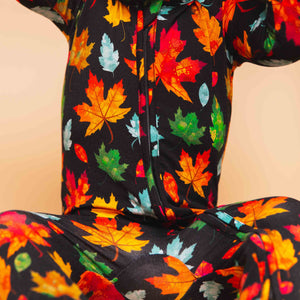 Baby Kids Bamboo Pajamas — Fallow The Leader Convertible Romper — Image 1