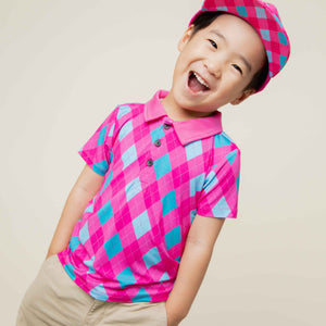 Baby Kids Bamboo Pajamas — Fore The Love Boys Polo — Image 1