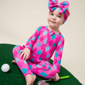 Baby Kids Bamboo Pajamas — Fore The Love Convertible Romper — Image 1