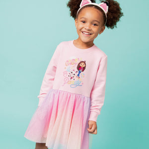 Baby Kids Bamboo Pajamas — Gabby's Dollhouse™ Gabby & Pandy Tulle Dress — Image 1
