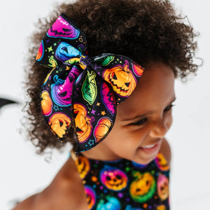 Baby Kids Bamboo Pajamas — Glow Hard or Glow Home Woven Alligator Clip — Image 1