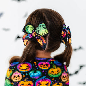 Baby Kids Bamboo Pajamas — Glow Hard or Glow Home Woven Piggy Clips — Image 1