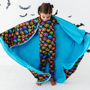 Baby Kids Bamboo Pajamas — Glow Hard or Glow Home Bum Bum Blanket — Image 1