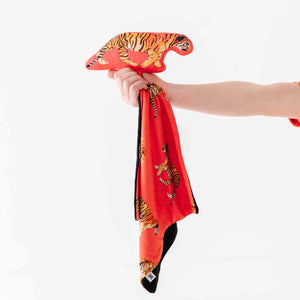 Baby Kids Bamboo Pajamas ā Go Get 'Em Tiger Lovey ā Image 1