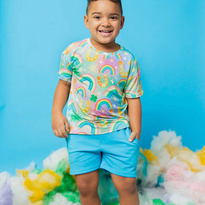 Baby Kids Bamboo Pajamas — Good As Gold T-Shirt — Image 1