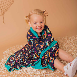 Baby Kids Bamboo Pajamas — Hammer Time Bum Bum Blanket — Image 1
