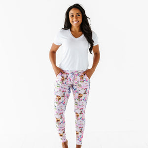 Baby Kids Bamboo Pajamas — Hay Girl, Hay Women's Pants — Image 1