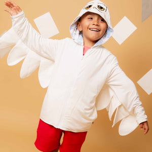 Baby Kids Bamboo Pajamas — Harry Potter™ Hedwig's Sky Mail Jacket — Image 1