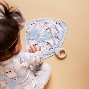 Baby Kids Bamboo Pajamas — Harry Potter™ Hedwig's Sky Mail Lovey — Image 1