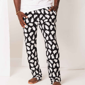 Baby Kids Bamboo Pajamas — Here Ghost Nothing Men's Pajama Pants — Image 1