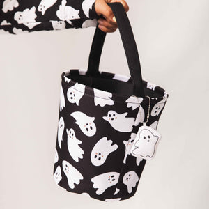 Baby Kids Bamboo Pajamas — Here Ghost Nothing Treat Basket — Image 1