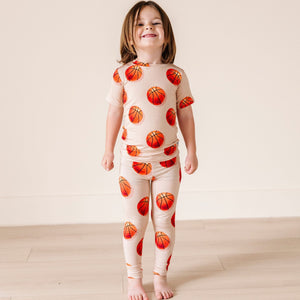 Baby Kids Bamboo Pajamas — Hoop, There It Is Two-Piece Pajama Set — Image 1