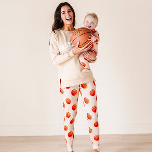 Baby Kids Bamboo Pajamas — Hoop, There It Is Women's Pants — Image 1