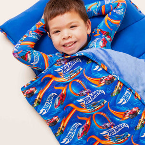 Baby Kids Bamboo Pajamas — Hot Wheels™ Full Throttle Sleeping Bag — Image 1