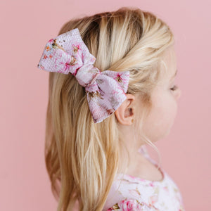 Baby Kids Bamboo Pajamas — Hunny Bunny Alligator Clip — Image 1