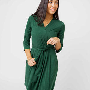 Baby Kids Bamboo Pajamas — Ever So Green Women's Robe — Image 1