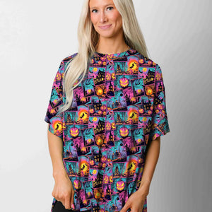 Baby Kids Bamboo Pajamas — I Haunt It That Way Women's Oversized T-Shirt — Image 1