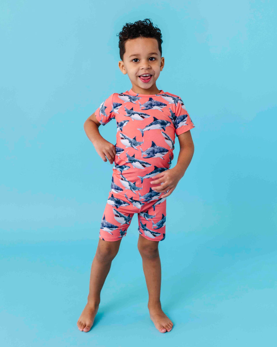 Mapale Two-Piece Pajama Set - Crop Top & High-Waisted Shorts With Side Tie, Size Small
