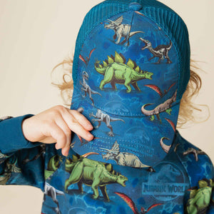 Baby Kids Bamboo Pajamas — Jurassic World™ Hat — Image 1