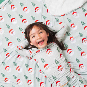 Baby Kids Bamboo Pajamas — Just BeClause Bum Bum Blanket - Plush — Image 1