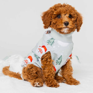 Baby Kids Bamboo Pajamas — Just BeClause Dog Sweater — Image 1