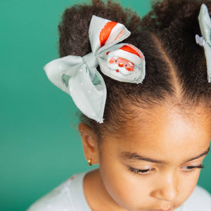 Baby Kids Bamboo Pajamas — Just BeClause Woven Piggy Clip Set — Image 1