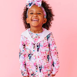 Baby Kids Bamboo Pajamas — Left Me On Dead Reversible Jacket — Image 1