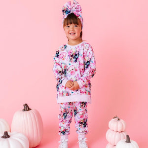 Baby Kids Bamboo Pajamas — Left Me On Dead Jogger Set — Image 1