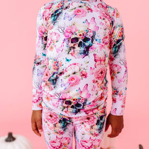 Baby Kids Bamboo Pajamas — Left Me On Dead Two-Piece Pajama Set — Image 1