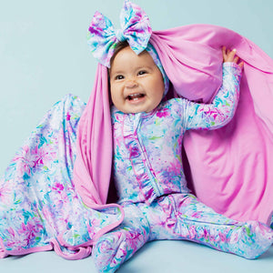 Baby Kids Bamboo Pajamas — Lei'd Back Bum Bum Blanket — Image 1
