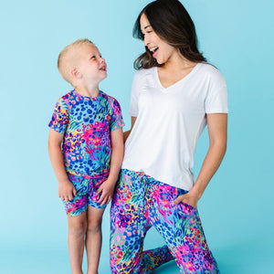 Baby Kids Bamboo Pajamas — Let’s Get Wild Women's Pants — Image 1