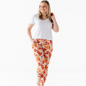 Baby Kids Bamboo Pajamas — Little Pizza Heaven Women's Pants — Image 1