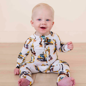 Baby Kids Bamboo Pajamas — Load & Behold Convertible Romper — Image 1
