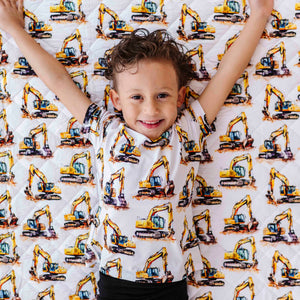 Baby Kids Bamboo Pajamas — Load & Behold Quilted Bum Bum Blanket - Kids — Image 1